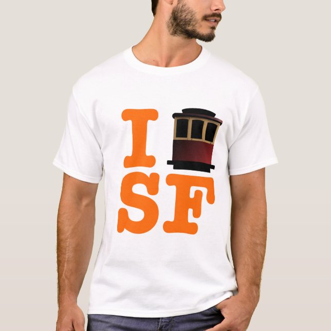 I Liebe SF T-Shirt (Vorderseite)