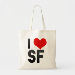 I Liebe SF Tragetasche
