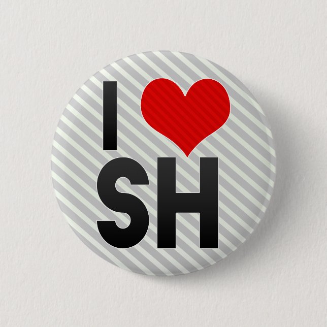 I Liebe SH Button (Vorderseite)