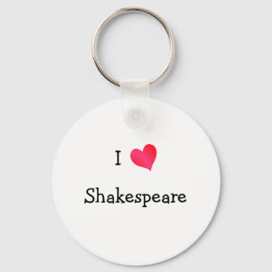 I Liebe Shakespeare Schlüsselanhänger