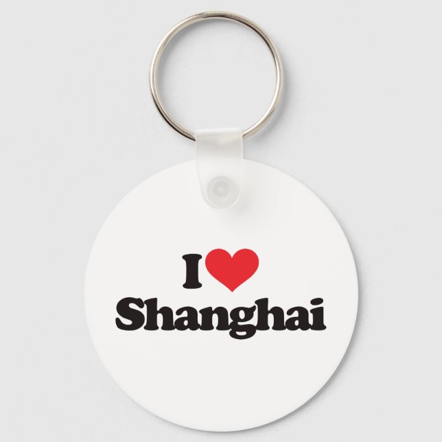 I Liebe Shanghai Schlüsselanhänger (Vorderseite)