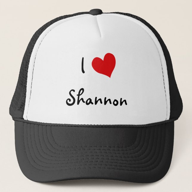 I Liebe Shannon Truckerkappe (Vorderseite)