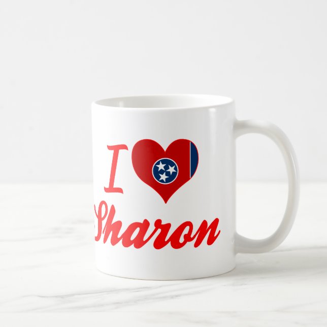 I Liebe Sharon, Tennessee Tasse (Rechts)