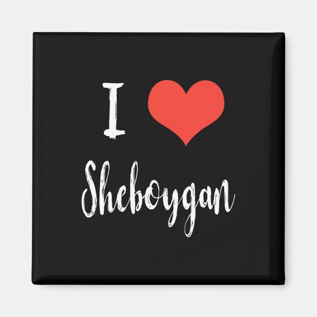 I Liebe Sheboygan Magnet (Vorne)