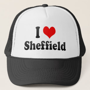 I Liebe Sheffield, Vereinigtes Königreich Truckerkappe