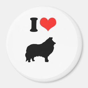 I Liebe Shelties Magnet