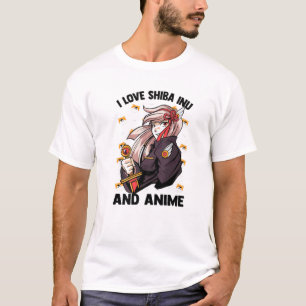I Liebe Shiba Inu and Anime - Kawaii Niedlich - Ot T-Shirt