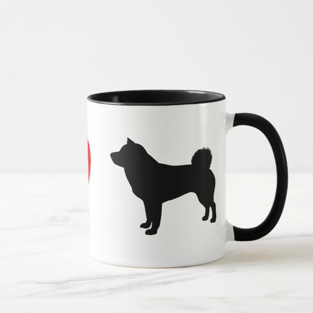 I Liebe Shiba Inus Tasse (Rechts)