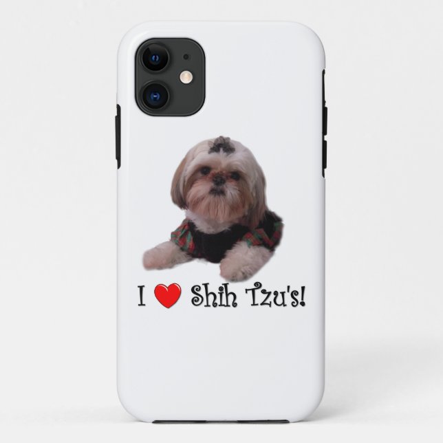 I Liebe Shih Tzu Case-Mate iPhone Hülle (Rückseite)