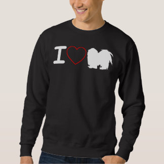 I Liebe Shih Tzu Dog I Liebe Herz Sweatshirt