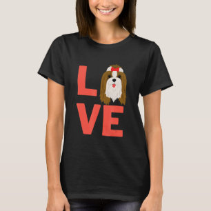I Liebe Shih Tzu Dog Welpen Besitzer und Tier T-Shirt