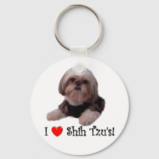 I Liebe Shih Tzu Schlüsselanhänger