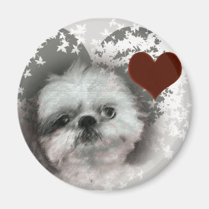I Liebe Shih-Tzus Kühlschrankmagnet Magnet