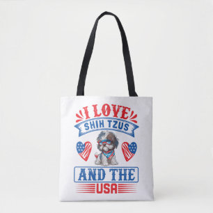 I Liebe Shih Tzus und USA