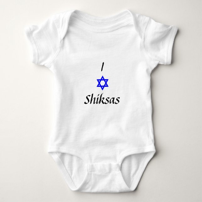 I Liebe Shiksas Baby Strampler (Vorderseite)