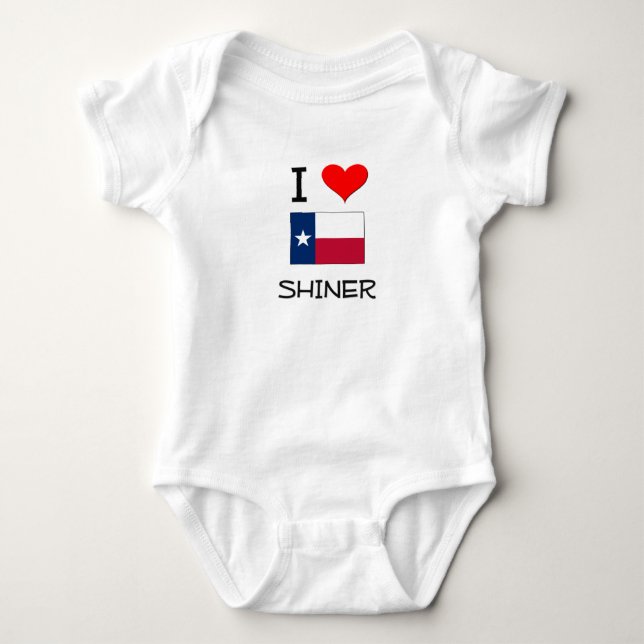 I Liebe Shiner Texas Baby Strampler (Vorderseite)