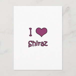 I Liebe Shiraz Postkarte