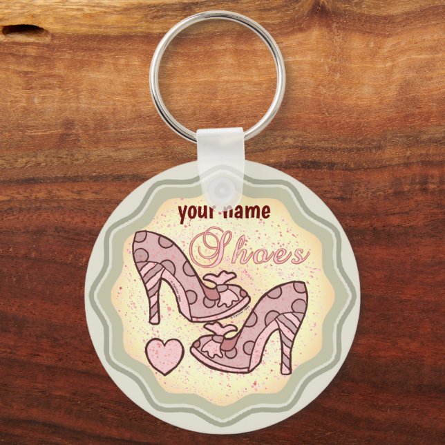 I Liebe Shoes Schlüsselanhänger (Vorderseite)