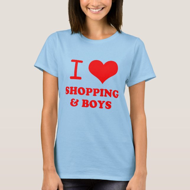 i Liebe Shopping & Jungs T-Shirt (Vorderseite)