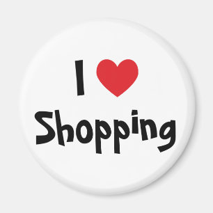 I Liebe Shopping Magnet