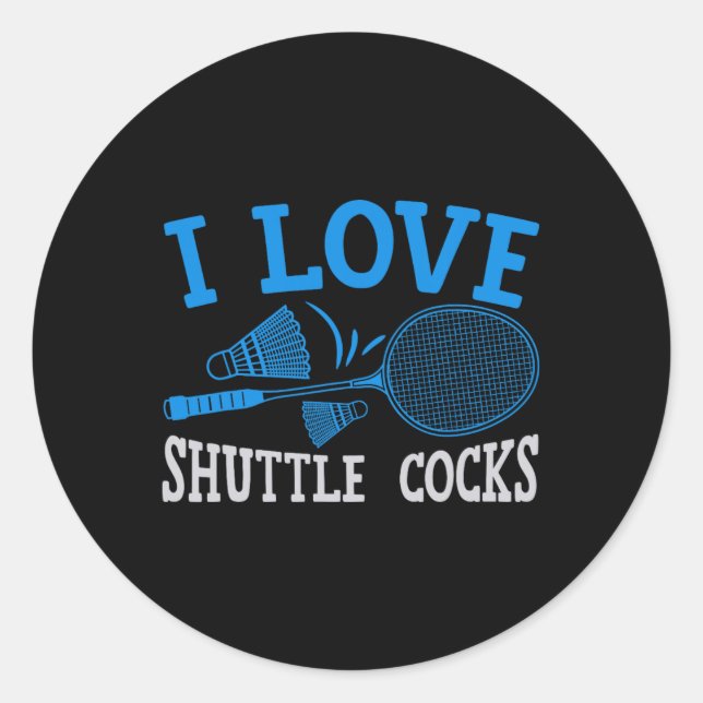 I Liebe Shuttle S 3 Runder Aufkleber (Vorderseite)
