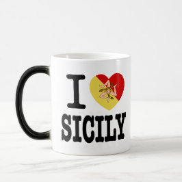 I Liebe Sicily Novelty Tasse