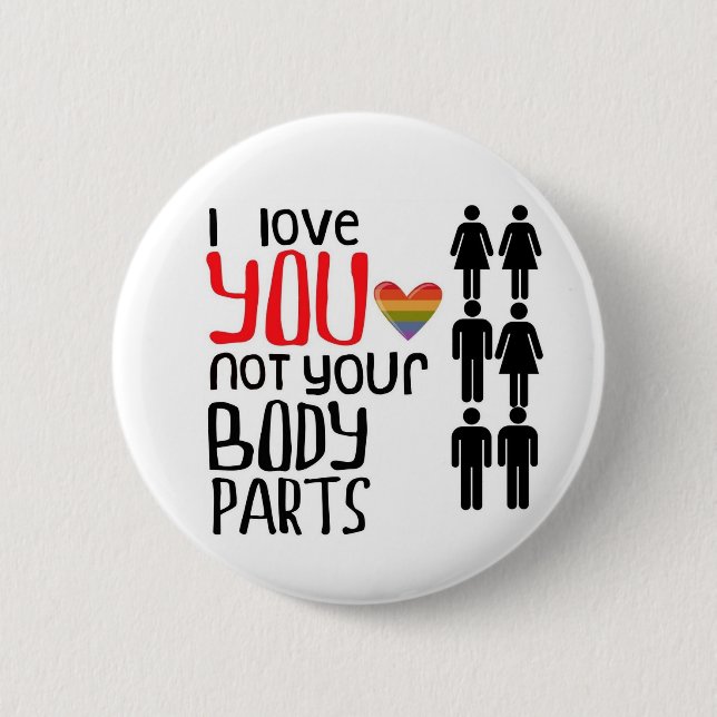 I Liebe SIE Button (Vorderseite)