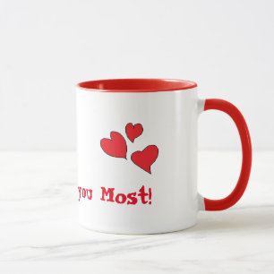 I Liebe Sie die meiste Tasse