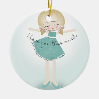 I Liebe Sie dieses viel Keramikornament