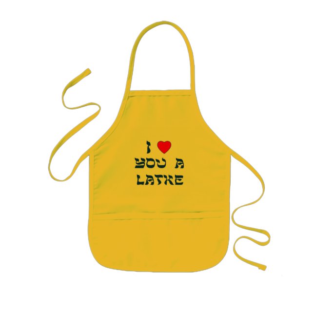 I Liebe Sie ein Latke Kinderschürze (Vorne)
