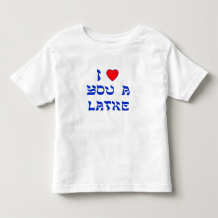 I Liebe Sie ein Latke Kleinkind T-shirt