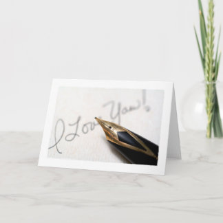 I Liebe Sie! Feiertagskarte