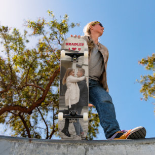 I Liebe Sie fügen Ihr eigenes Foto Individuelle Na Skateboard