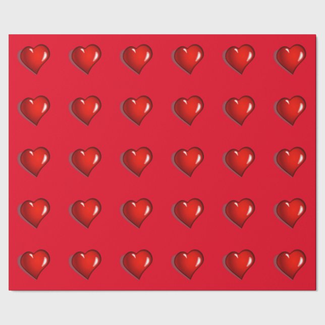 I Liebe Sie Geschenkpapier (Saum)