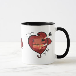 I Liebe Sie Herz-Tasse 2 Tasse