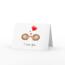 I Liebe Sie Igels-Zeichnen