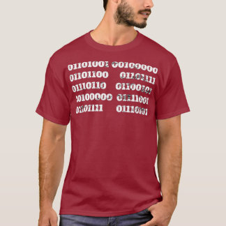 i Liebe Sie in binären Code Computer Retro Vintag T-Shirt