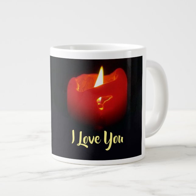 I Liebe Sie - Jumbo-Geschenkidee Tasse (Vorderseite Rechts)