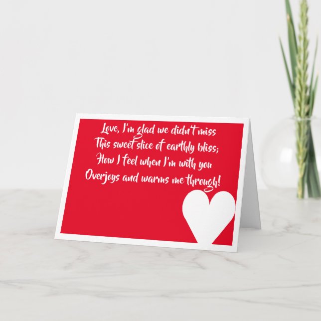 I Liebe Sie Karte (Vorderseite)