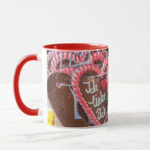 I Liebe Sie Lebkuchen-Herzen am Feiertag Tasse