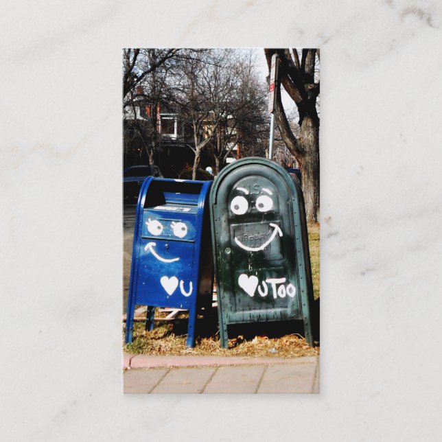 i Liebe Sie Mailboxen Visitenkarte (Vorderseite)