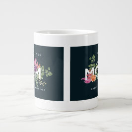 I Liebe Sie Mama Blumendesign Jumbo-Tasse