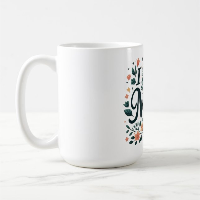I Liebe Sie Mama - Blumenherz Kaffeetasse (Links)