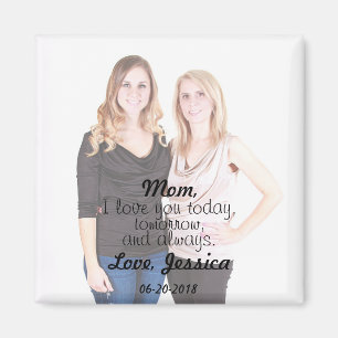 I Liebe Sie Mama Foto Message Magnet