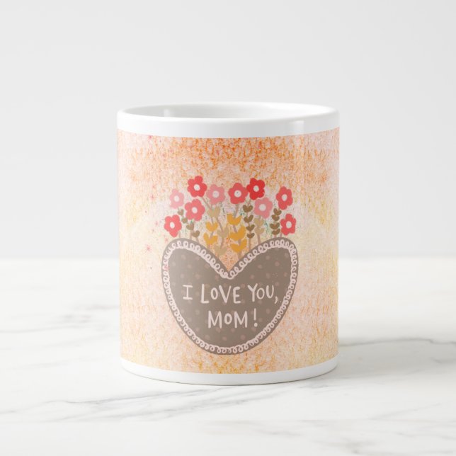 I Liebe Sie Mama, Muttertag Spezialität Tasse (Vorderseite)