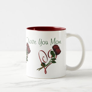 I Liebe Sie Mama Rote Rosen Herz Kaffee Tasse