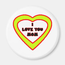 I Liebe Sie MAMMA gelbes Herz das MUSEUM Zazzle Ge