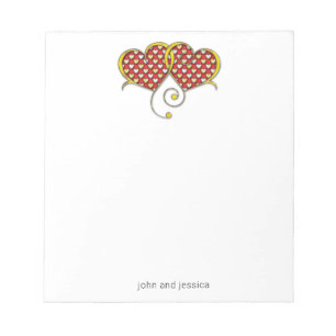 I Liebe Sie merken das Kartendesign Notizblock