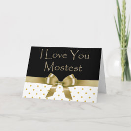 I Liebe Sie Mostest - romantische Karte