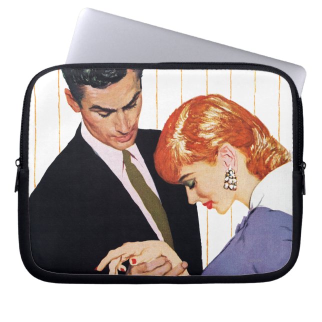 I Liebe Sie, Mutter Girl Laptopschutzhülle (Vorderseite)